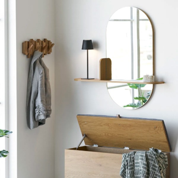 Porte-manteau Mural Escamotable en Chêne - House Nordic