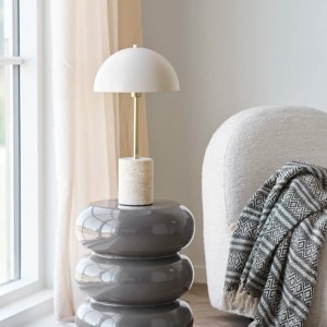 Lampe de Table Sheffield Marbre Beige - House Nordic