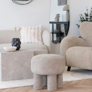 Pouf Canberra beige - House Nordic