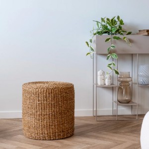 Pouf Rivera en jonc de mer - House Nordic