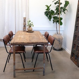 Chaise avec accoudoirs Cuir X2 - Trademark Linving