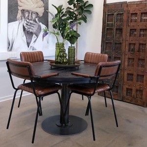 Chaise avec accoudoirs Cuir X2 - Trademark Linving