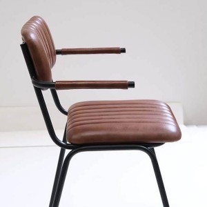 Chaise avec accoudoirs Cuir X2 - Trademark Linving