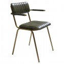 Chaise avec accoudoirs Cuir X2 - Trademark Linving
