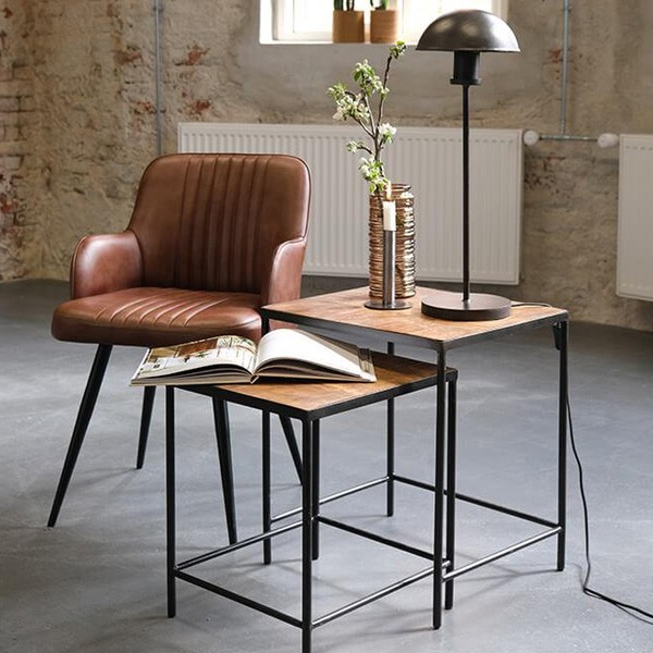 Chaise Soho Cuir X2 - Trademark Living