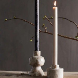 Bougeoir Vita L Marbre naturel - Muubs