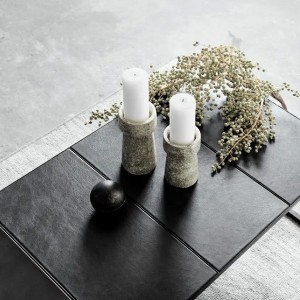 Bougeoir Eris S Terre cuite X2 - Muubs