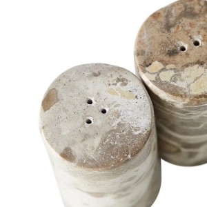 Salière et Poivrière Vita Marbre Coquillage - Muubs