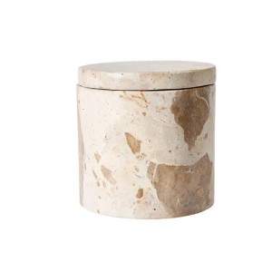 Pot avec couvercle Vita - Coquillage Marbre - Muubs