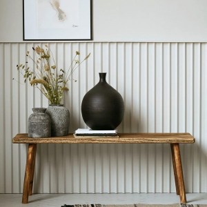 Banc Nadi Naturel bois de paulownia - House Doctor