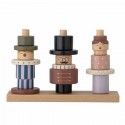 Sigfred Stacking Toy Brown - Bloomingville Mini