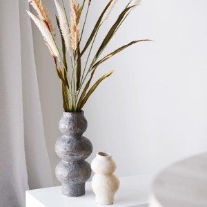 Vase céramique gris organique – House Nordic