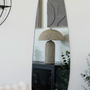 Lampe de table Astley papier-mâché gris pierre - House Nordic