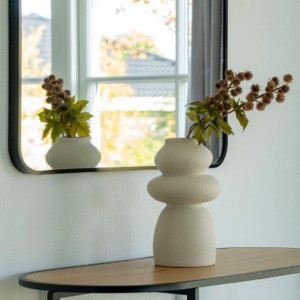 Vase en céramique beige - House Nordic