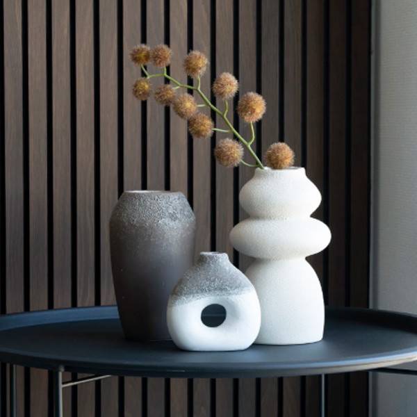Vase en céramique beige - House Nordic