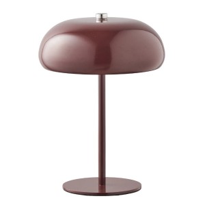 Lampe de table rechargeable Margate bordeaux - House Nordic