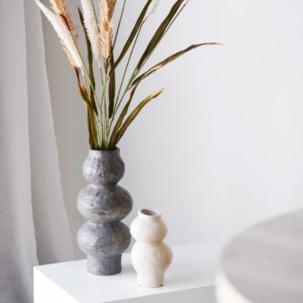 Vase Céramique Beige Organique - House Nordic