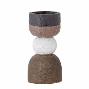 Photophore décoratiif en resine - Créative Collection by Bloomingville - Woodely