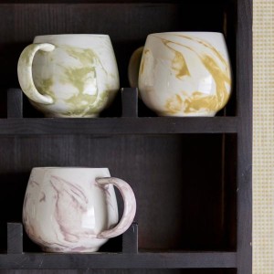 Palma Tasse Multicolore Grès Set de 3 - Bloomingville