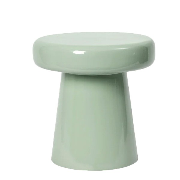 Table d'appoint Jelly Vert Sauge en Fer Émaillé - Broste Copenhagen