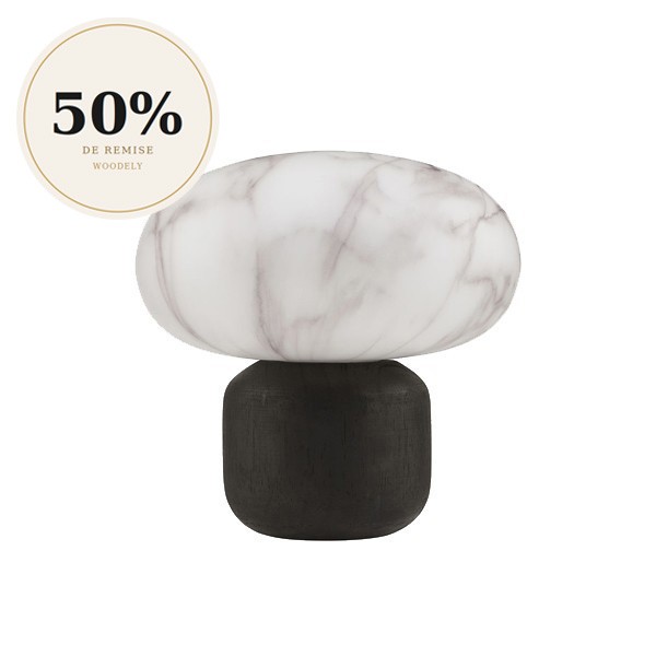 Lanterne Fog Noir/Blanc marbré - House Docor