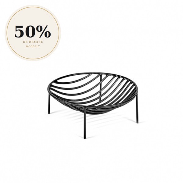 Black metal basket - Serax by Antonino Sciortino