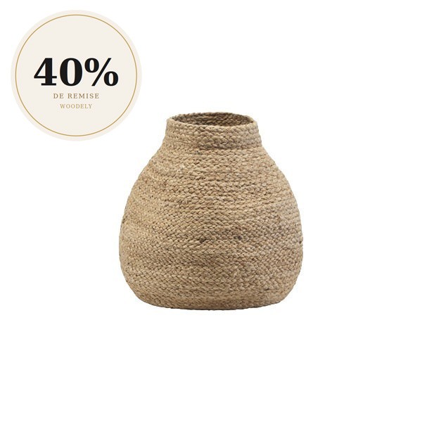 Panier Zimba S Jute Naturel - House Doctor