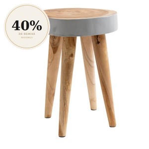 Organic Nature and Grey Stool - Original Home