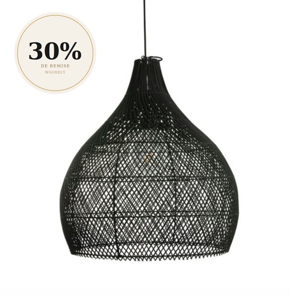 Lampshade Bawang Black M - Original Home