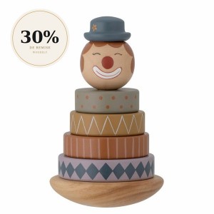 Sigfred Stacking Toy Brown - Bloomingville Mini