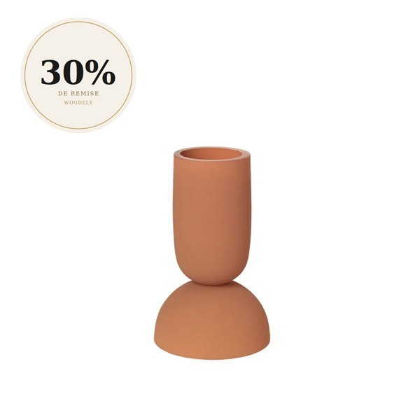 Vase S double Ocher - Kristina Dam