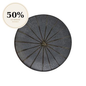 Suns Plate Dark Brown - House Doctor
