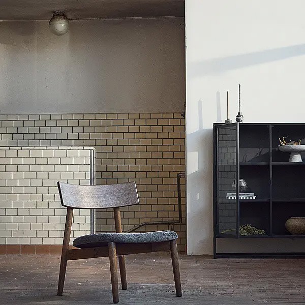 Fauteuil Tetra Lounge foncé - Muubs