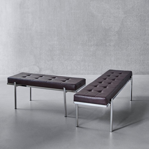 Petit Banc mûrier finition chromée - House Doctor