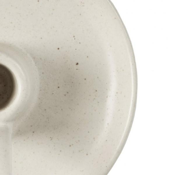 Bougeoir Lume en céramique recyclée blanc | Woodely