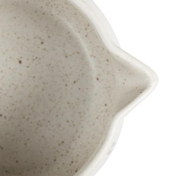 Bol à matcha en céramique recyclée blanc | Woodely