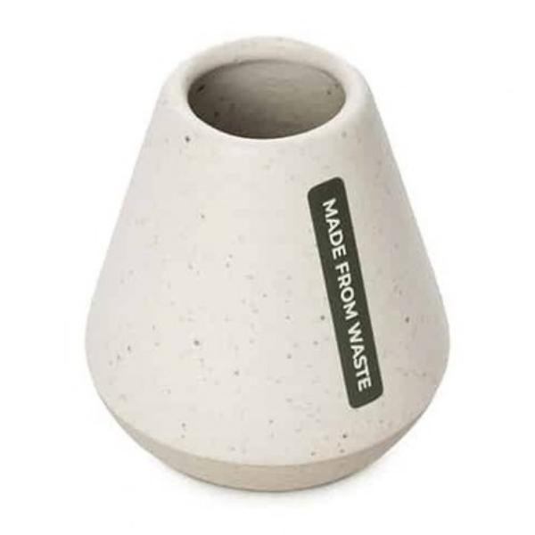 Repose-fouet à matcha en céramique recyclée blanc | Woodely