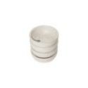 Petits bols en céramique recyclée blancs, lot de 4 | Woodely
