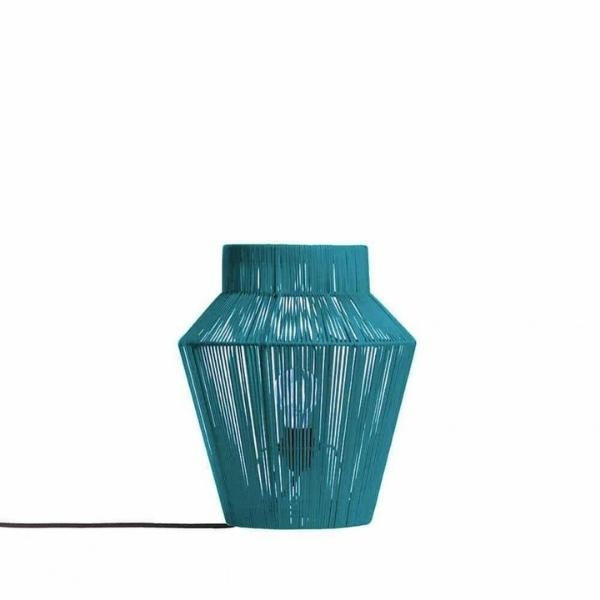 Suspension Lampion n° 1 recyclée vert d'eau taille S | Woodely
