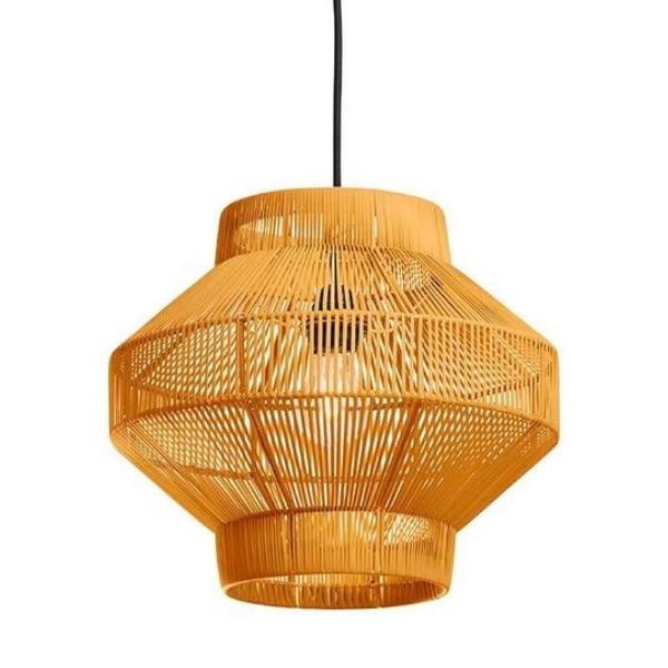 Suspension Lampion n° 2 recyclée miel taille S | Woodely