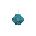 Suspension Lampion n° 2 recyclée vert d'eau taille S | Woodely