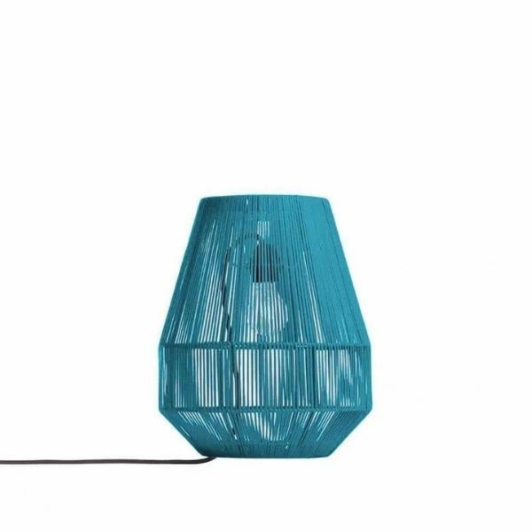 Suspension Lampion n° 3 recyclée vert d'eau taille S | Woodely