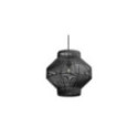 Suspension Lampion n° 2 recyclée anthracite taille M | Woodely