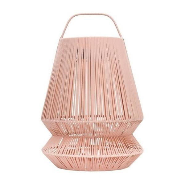 Lanterne Lampion Carry-on recyclée rose poudré | Woodely