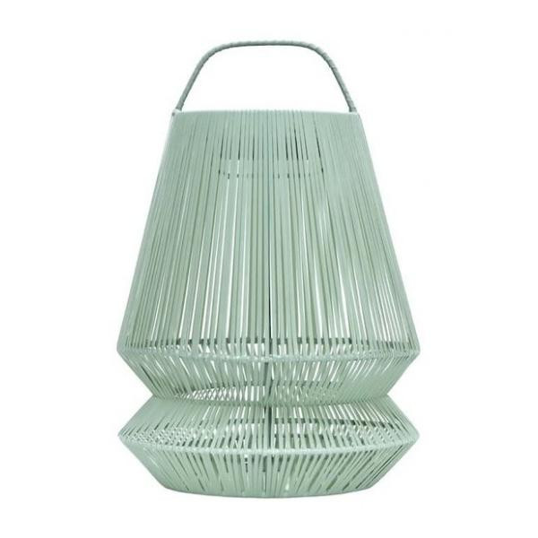 Lanterne Lampion Carry-on recyclée vert sauge | Woodely