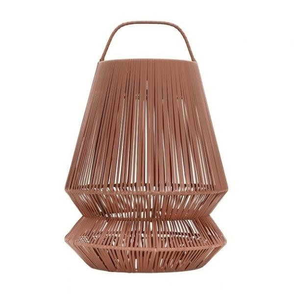 Lanterne Lampion Carry-on recyclée terracotta | Woodely