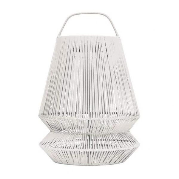 Lanterne Lampion Carry-on recyclée gris clair | Woodely