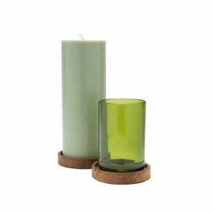Dessous de verre en teck recyclé M | Woodely