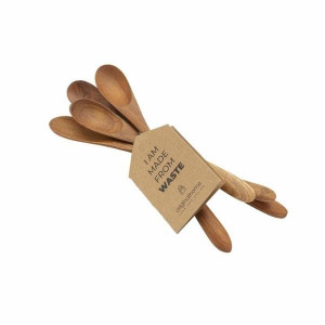 Cuillères à jus en teck recyclé lot de 4 | Woodely