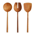 Spatules en teck recyclé lot de 3 | Woodely